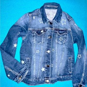 Kids Jean Jacket stitched stars